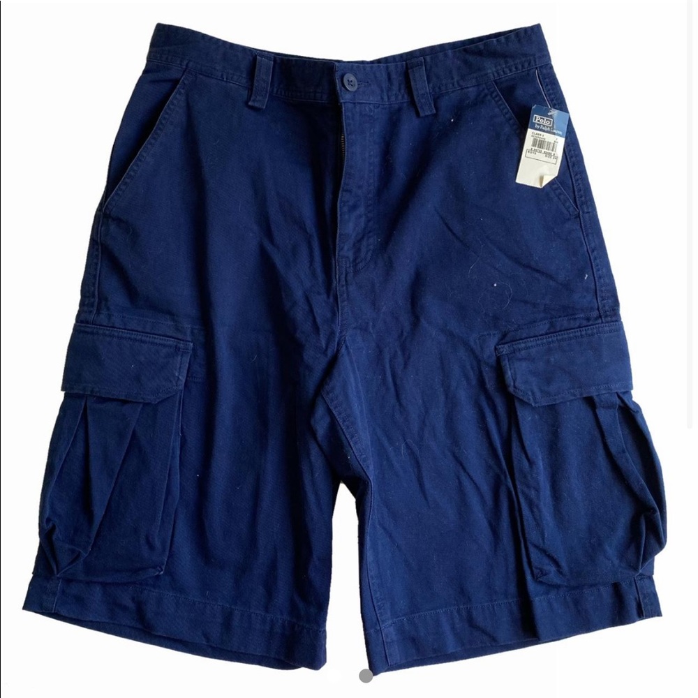 Vintage Polo Ralph Lauren Navy Blue Shorts (30 inch waist) NWT